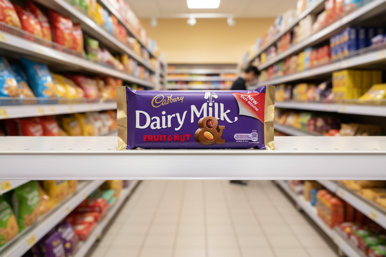 48 x Cadbury Dairy Milk Fruit & Nut 54G