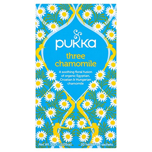4 x Pukka Organic Three Chamomile Herbal Tea 20 S