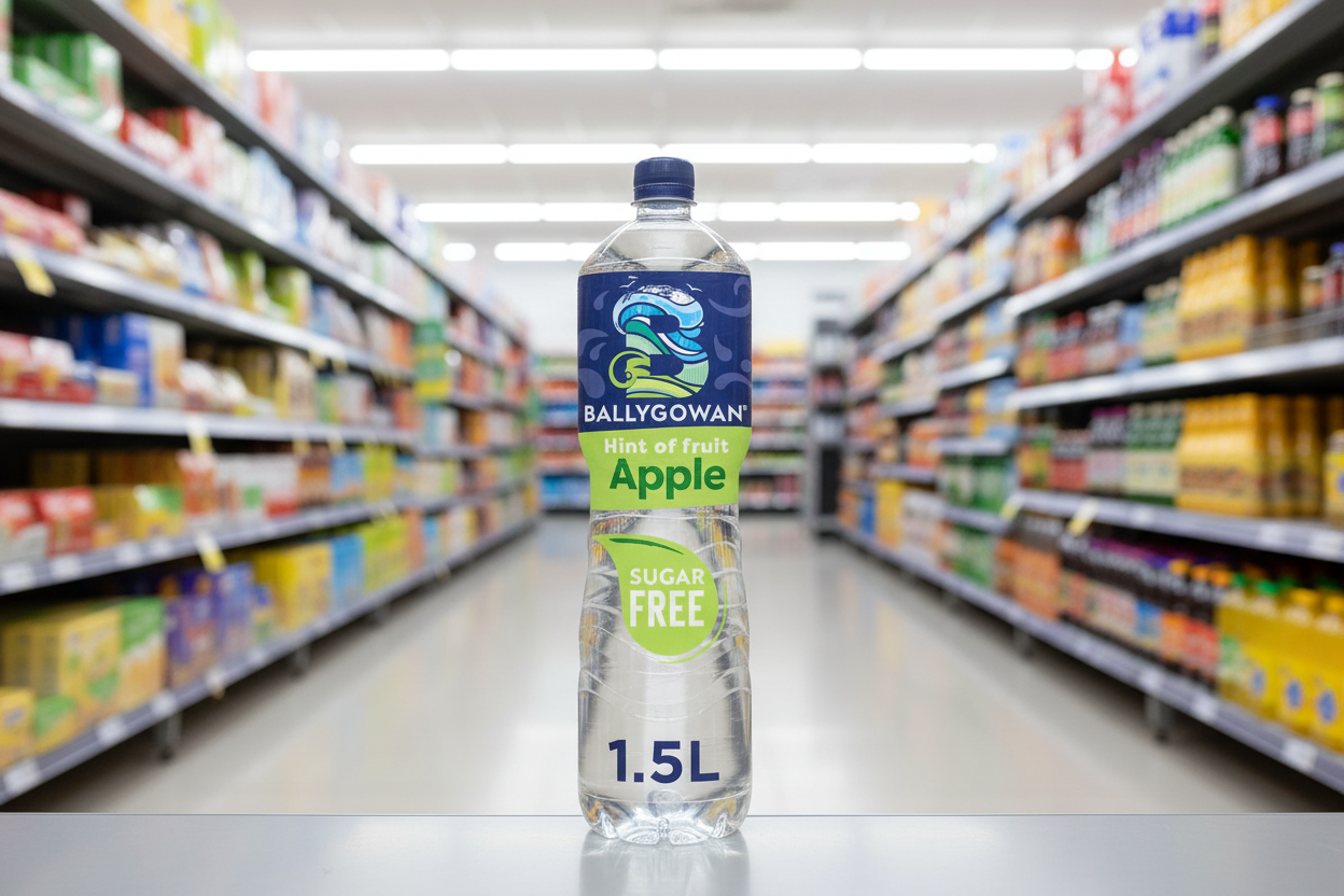 12 x Ballygowan Hint Of Fruit Apple Bottle 1.5L