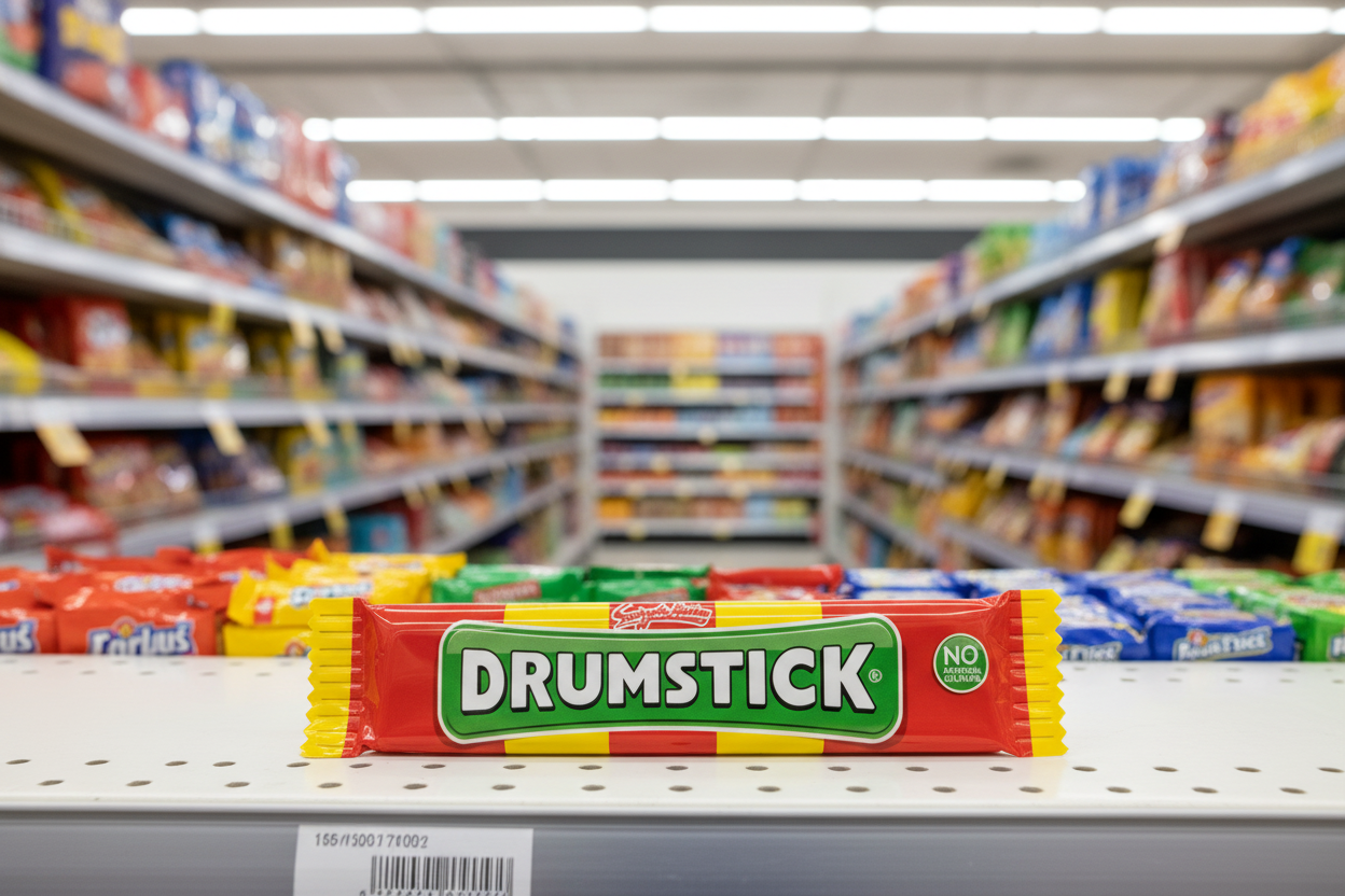 60 x Swizzels Drumstick Original Raspberry And Milk Chew Bar