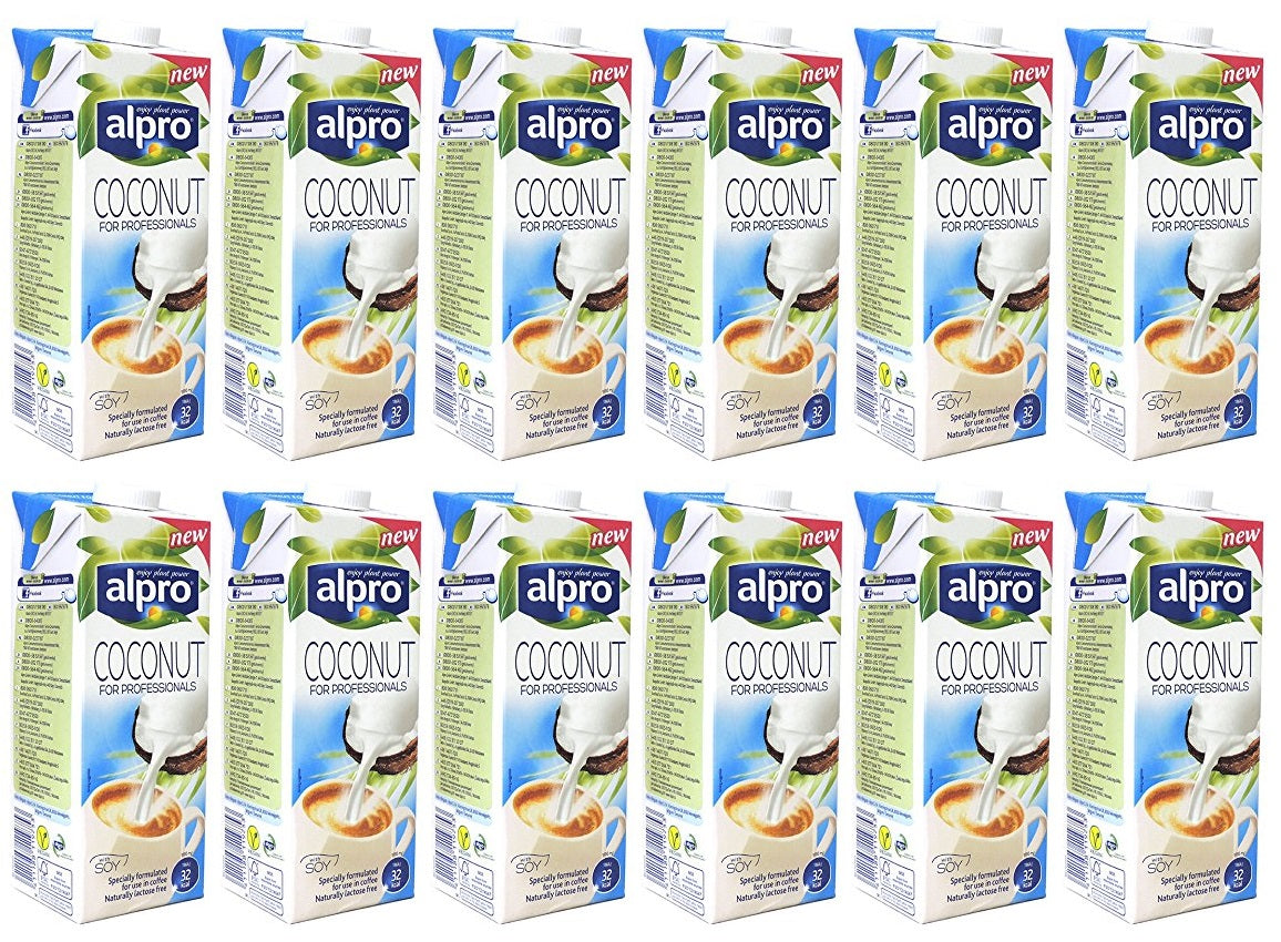 12 x Alpro Barista Coconut With Soya 1L