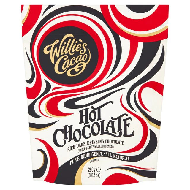 Willie's Cacao Hot Chocolate - 52% Medellin Cacao - 250g
