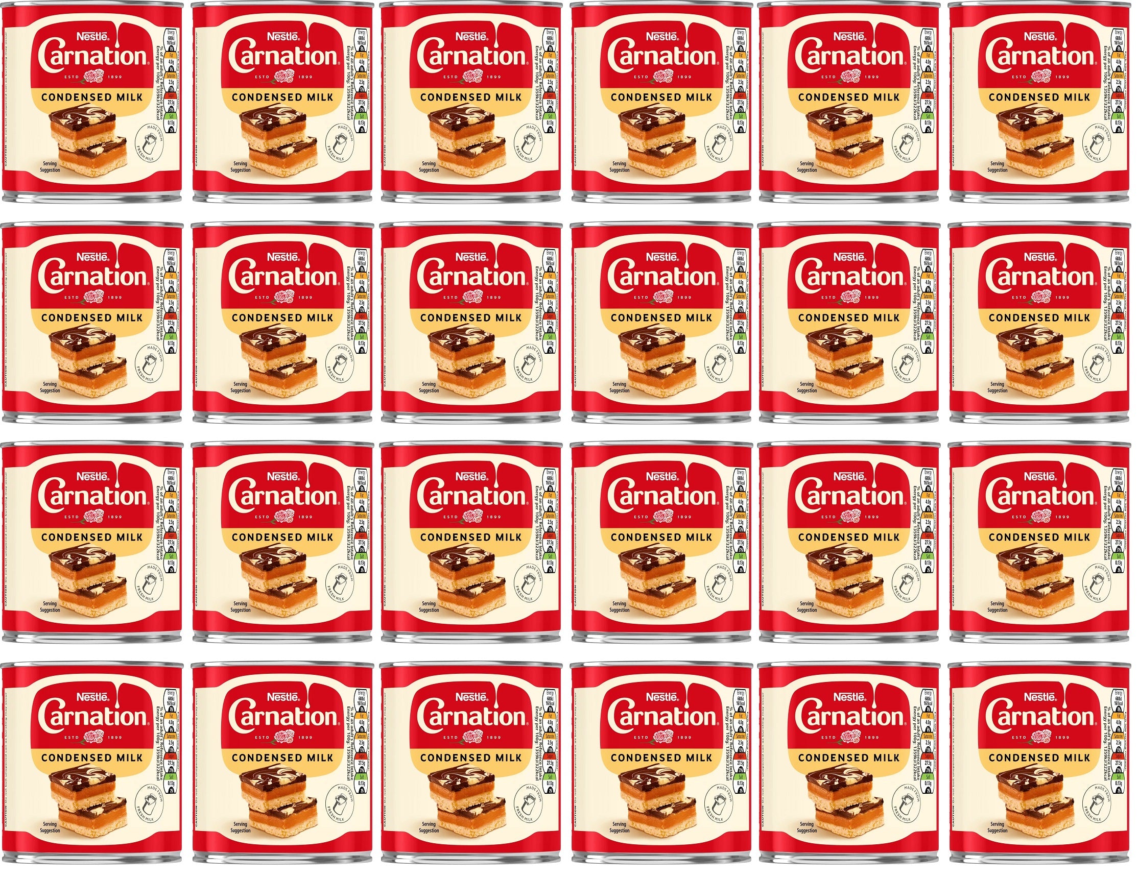 24 X Carnation Condensed Milk - 397G