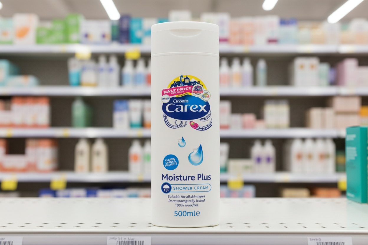 6 x Carex Shower Moisture Plus - 500ML