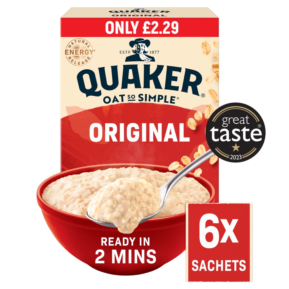 8 X Quaker Oats So Simple Original - 6 X 27G
