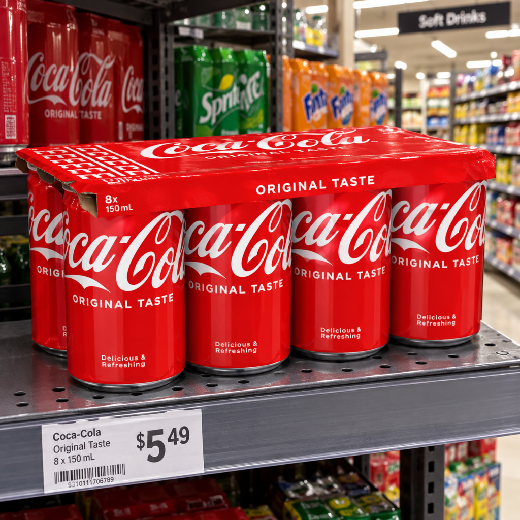3 x Coca-Cola Mini 8 X 150Ml