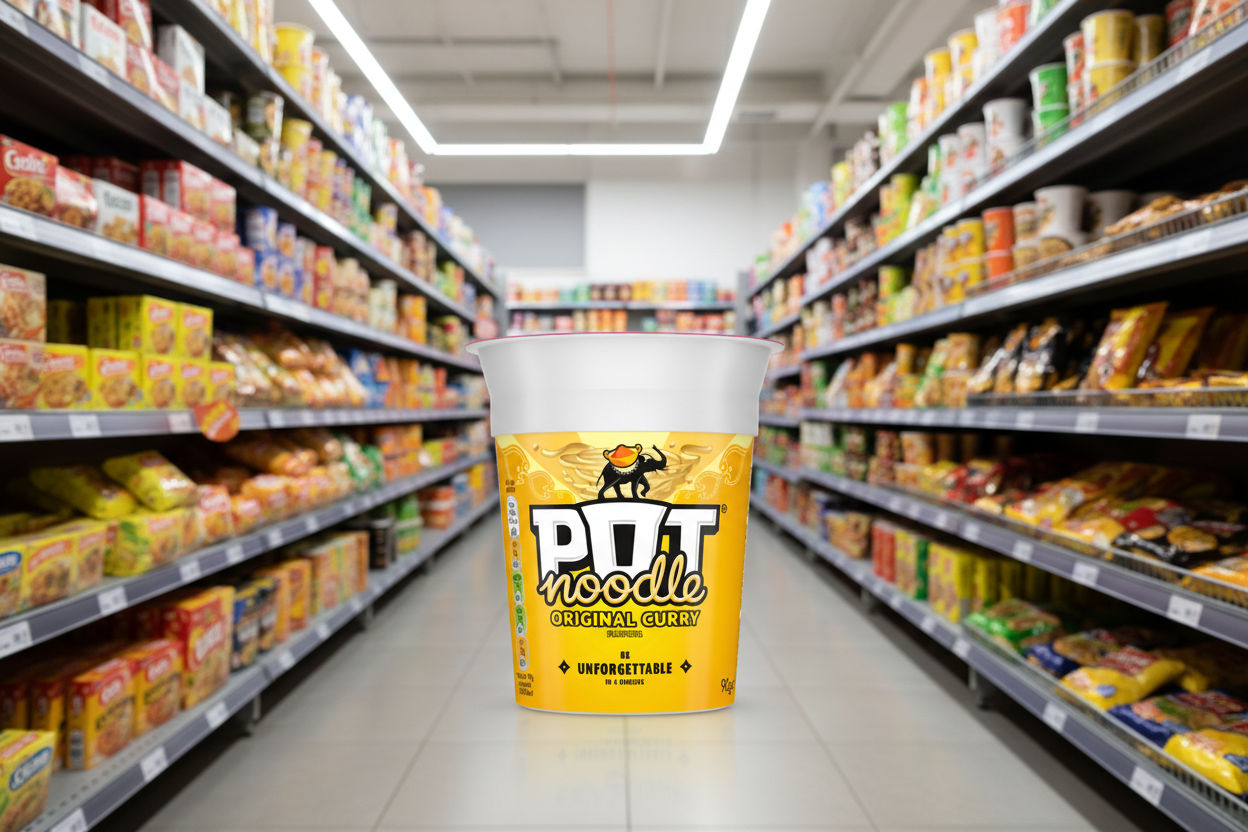 12 x Pot Noodle Original Curry 90Gm