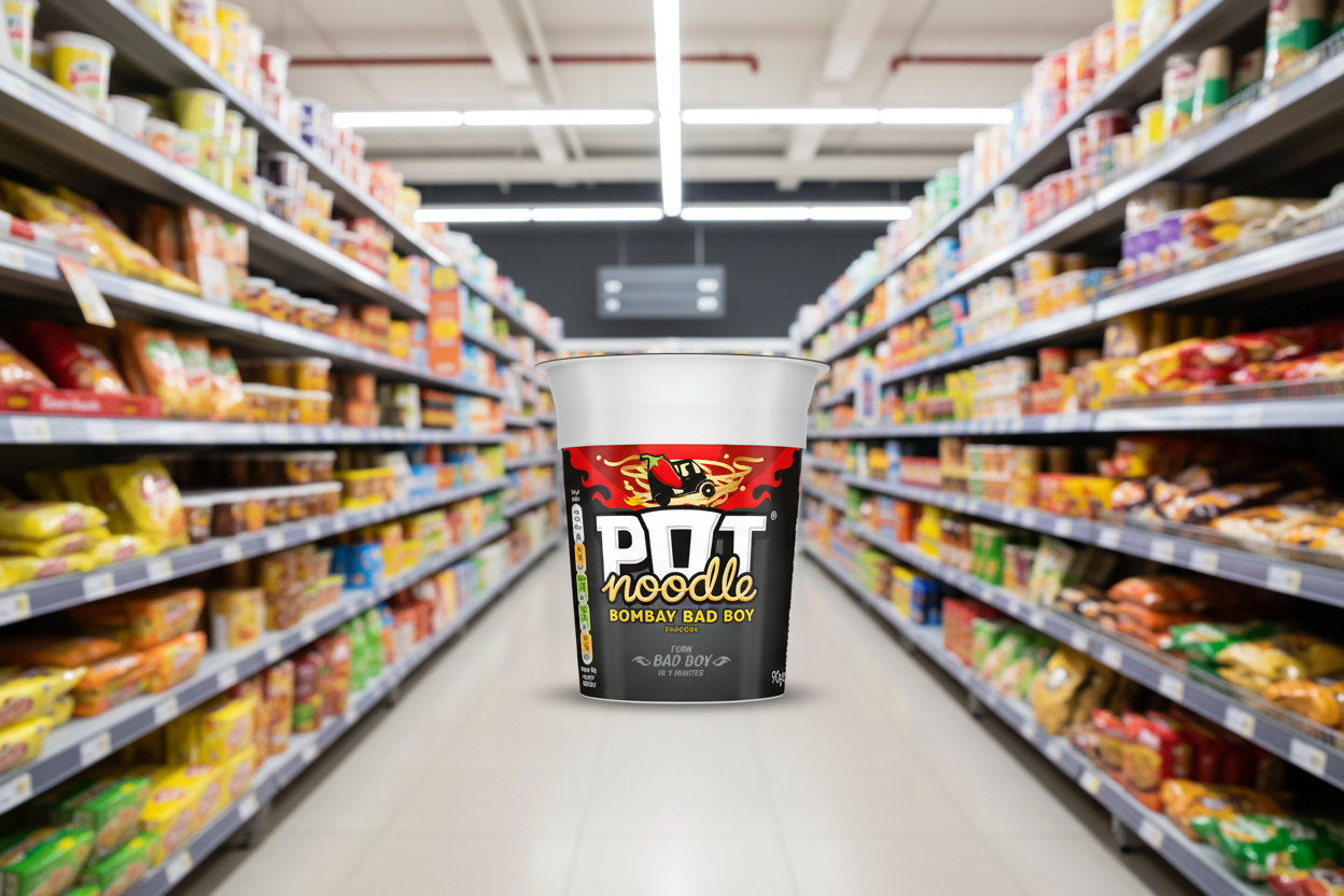 12 x Pot Noodle Bombay Bad Boy 90Gm