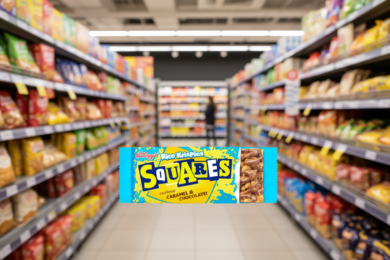 30 x Rice Krispies Squares Caramel & Chocolate 36Gm