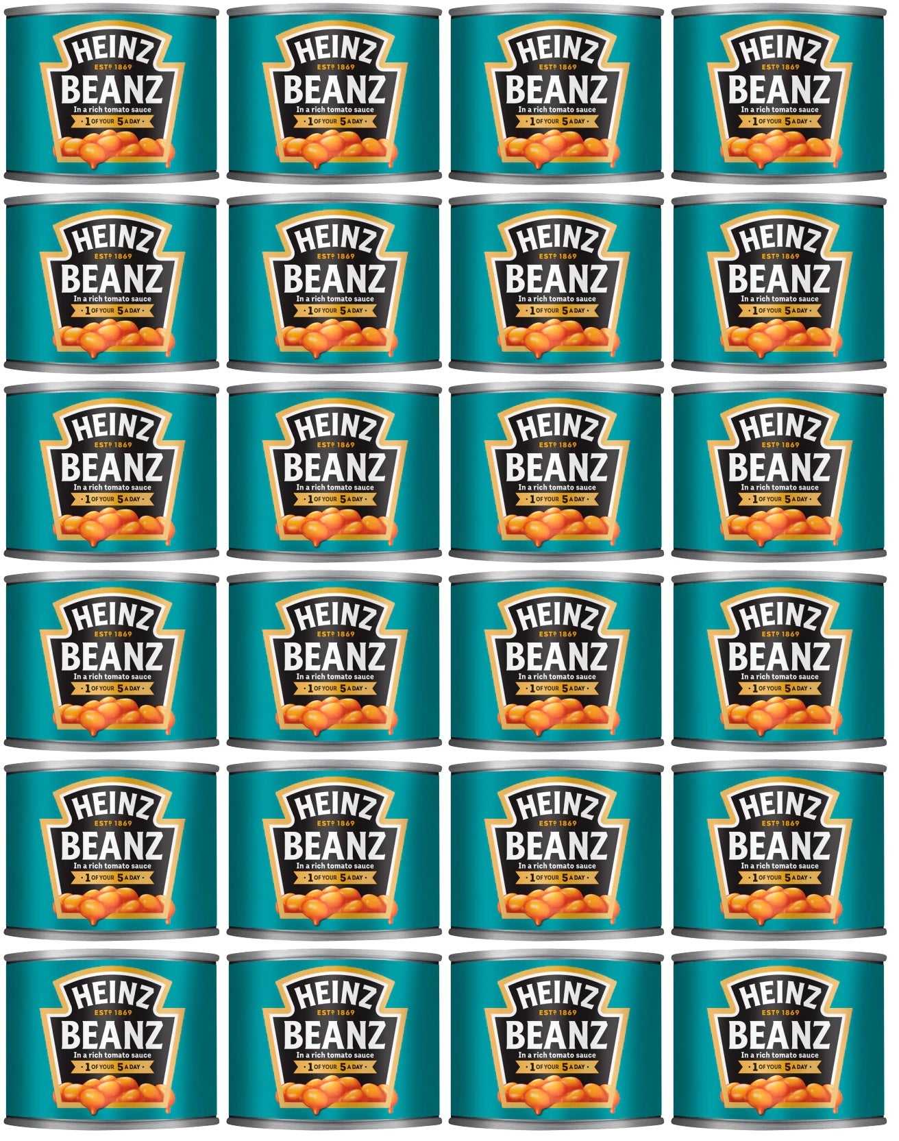24 x Heinz Baked Beans 200G