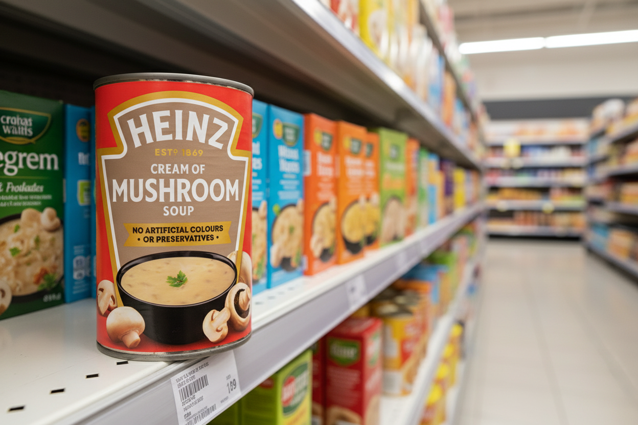 24 x Heinz Soups Mushroom 400G