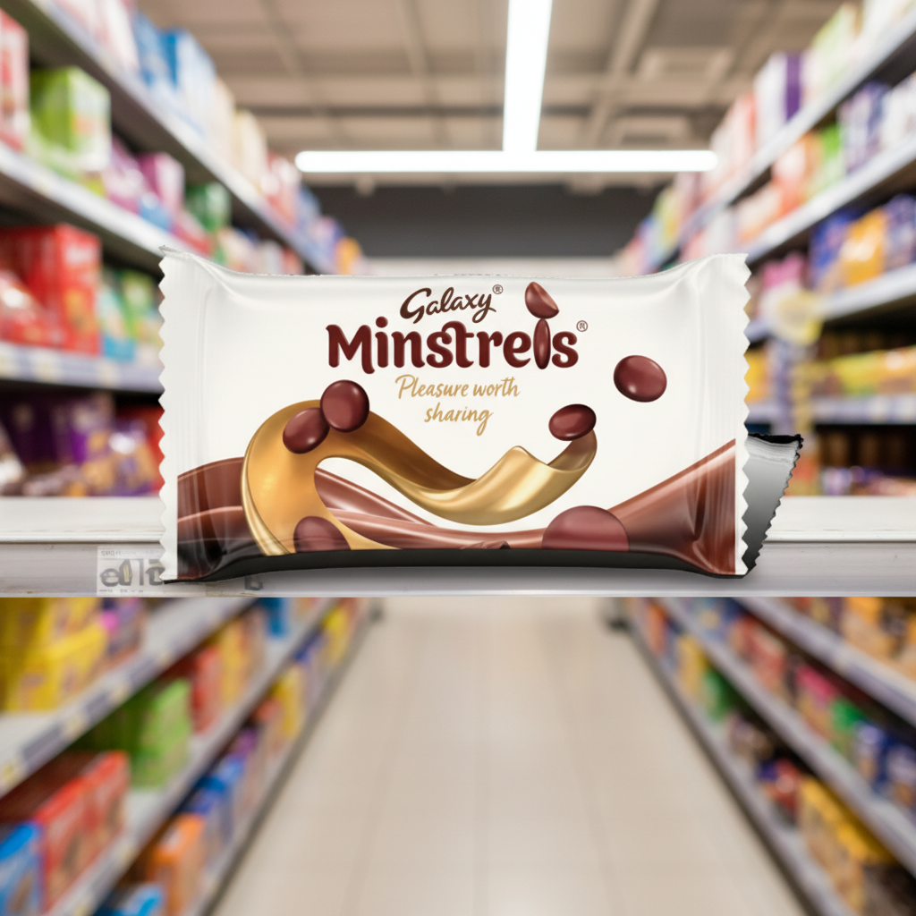 40 x Galaxy Minstrels Bags Std 42Gm