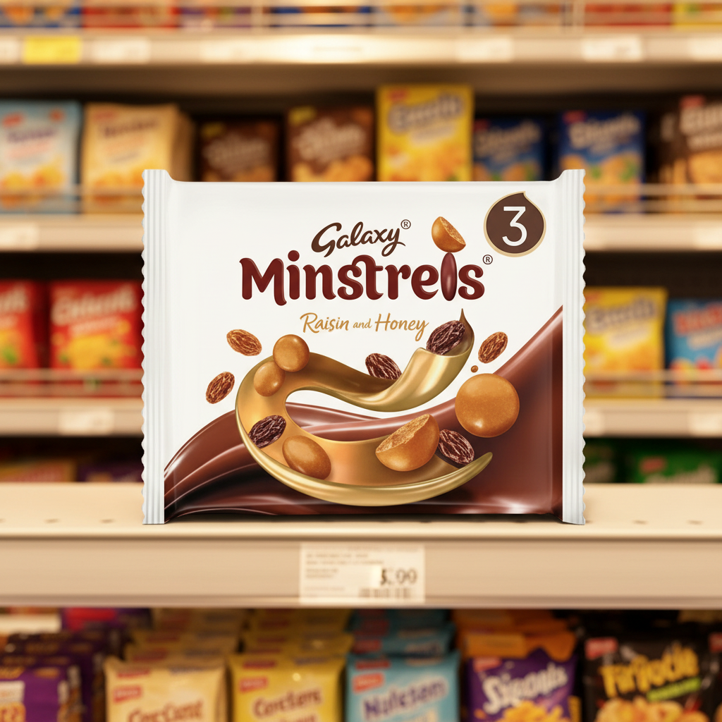 12 x Galaxy Minstrels 3Pk 126Gm