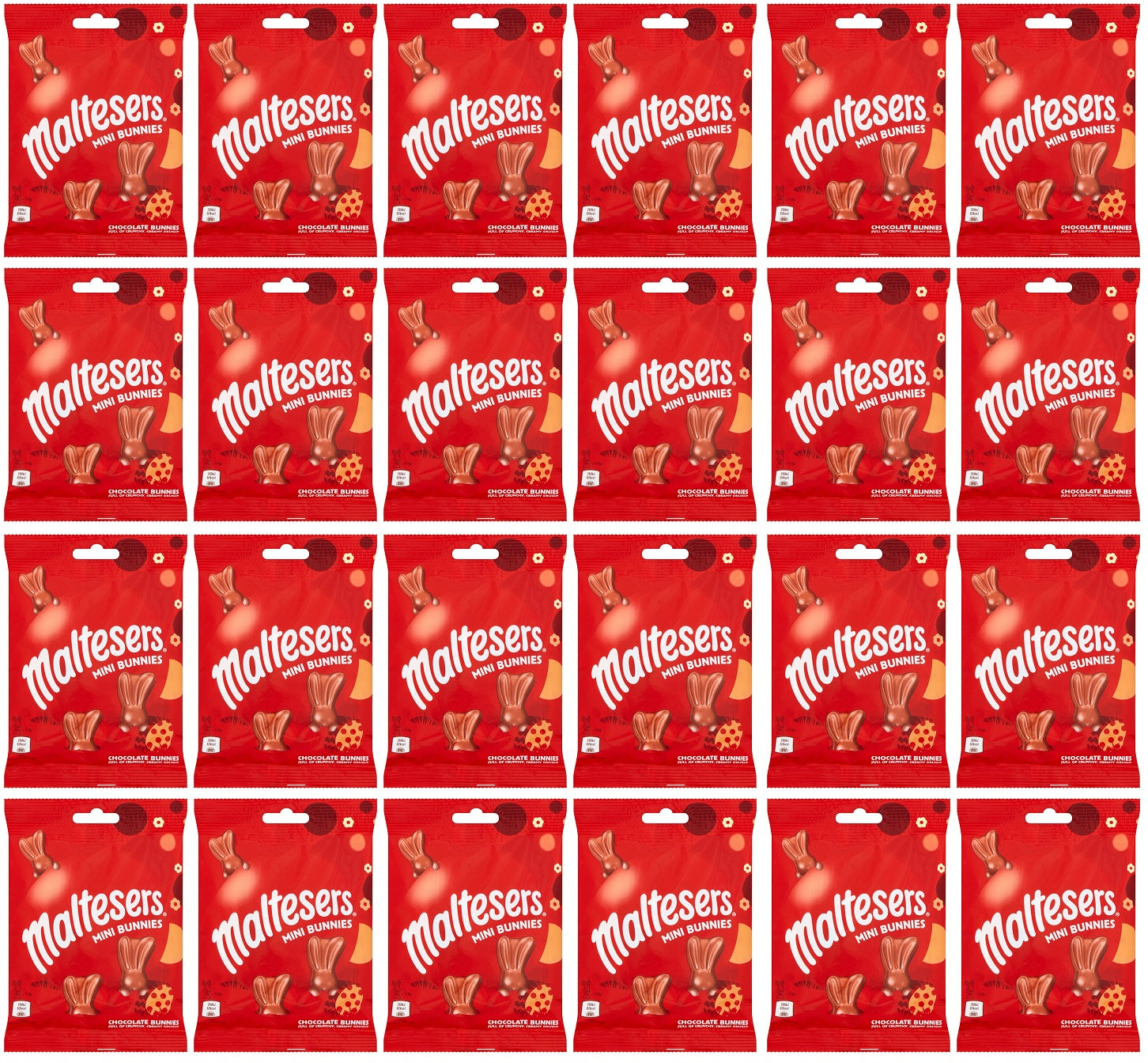 24 X Malteser Minibunny Clipstrip - 58Gm