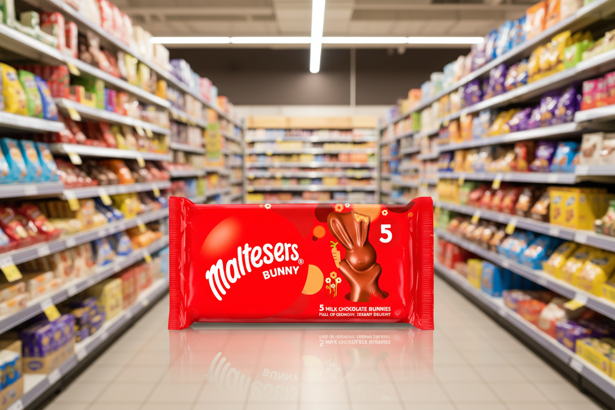 10 X Malteser Bunny 5 Pack - 145Gm