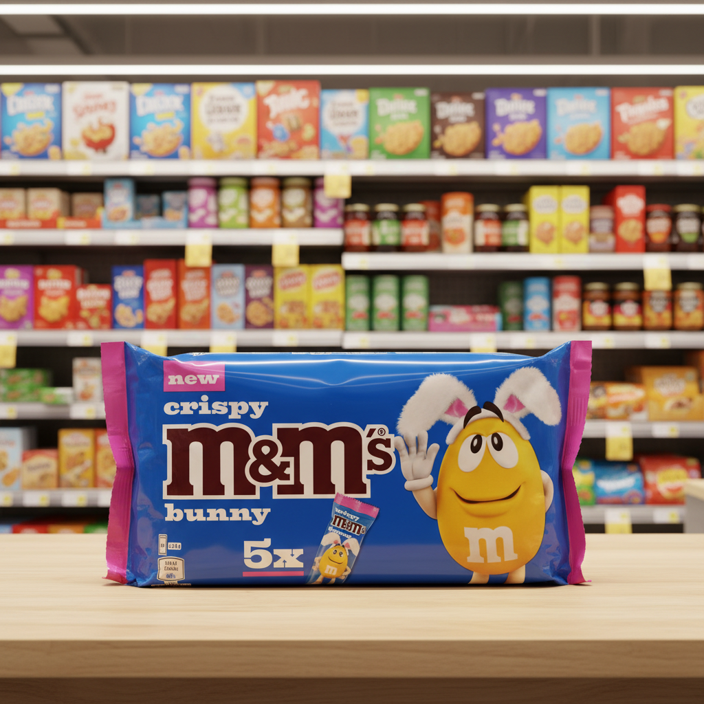 10 X M&Ms Crispy Bunny 5 Pack - 145Gm