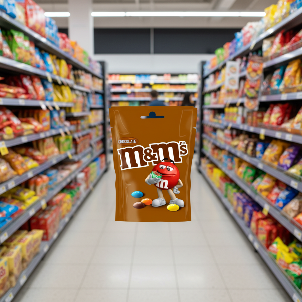 13 x M&m's Milk Chocolate Pouch Bag - 112GM