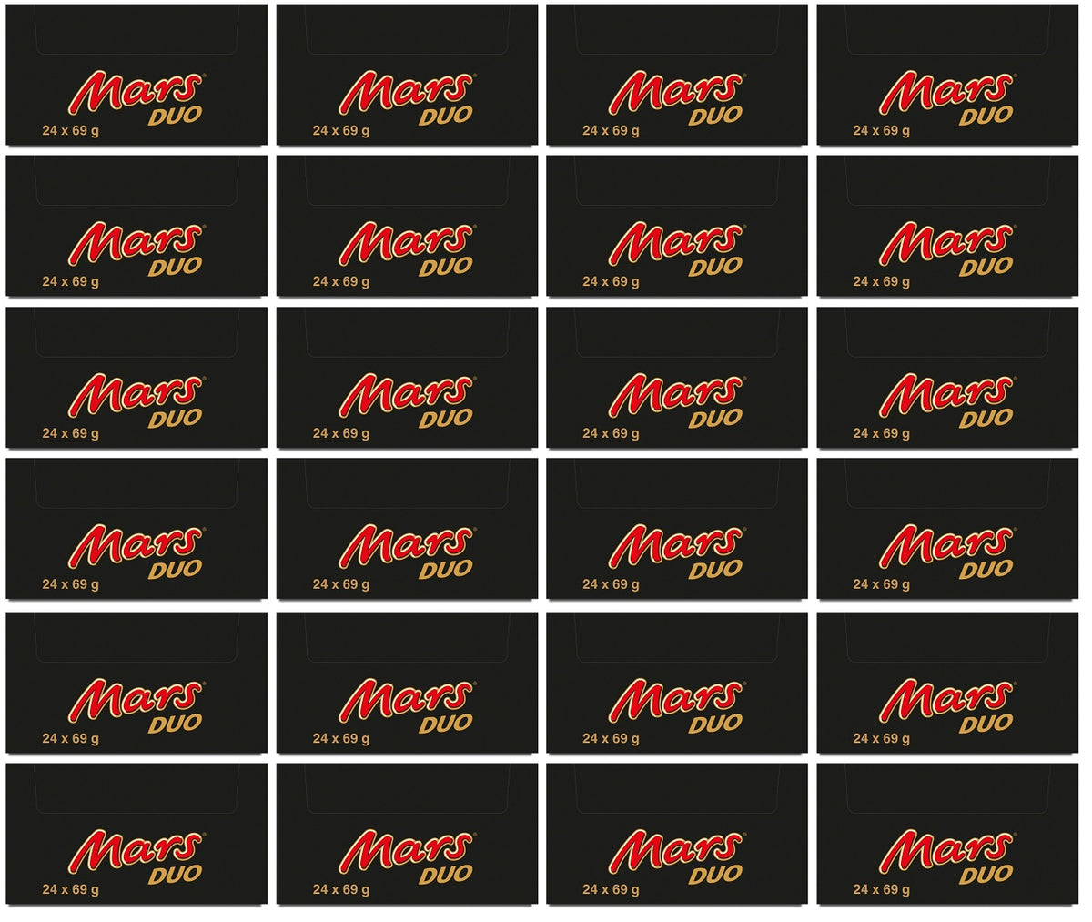 24 X Mars Chocolate Duo Snack Bar - 69Gm