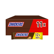 11 X Snickers Chocolate Snacksize Bar 12Pk - 414Gm