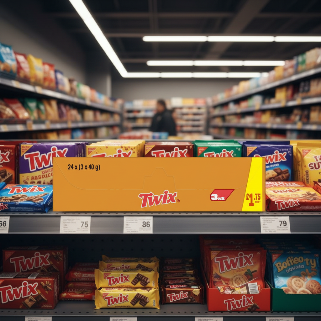 24 X Twix Milk Chocolate Bars 3Pk - 120Gm