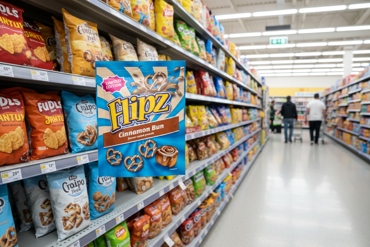 6 x Flipz Cinnamon Bun - 90GM