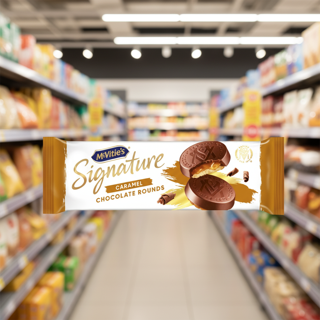 15 x Mcvities Caramel Chocolate Rounds - 109G