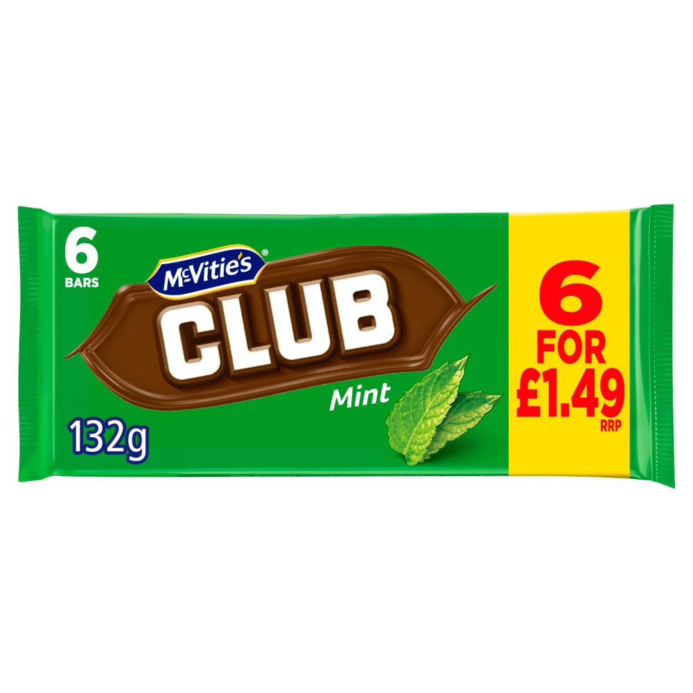 12 x Mcvities Club Orange 7pk - 154GM