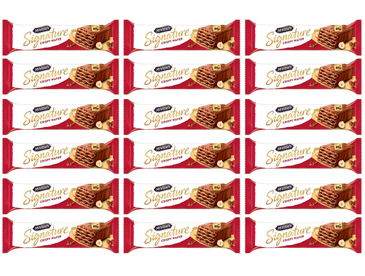 18 X Mcvities Signature Crispy Wafer - 45Gm