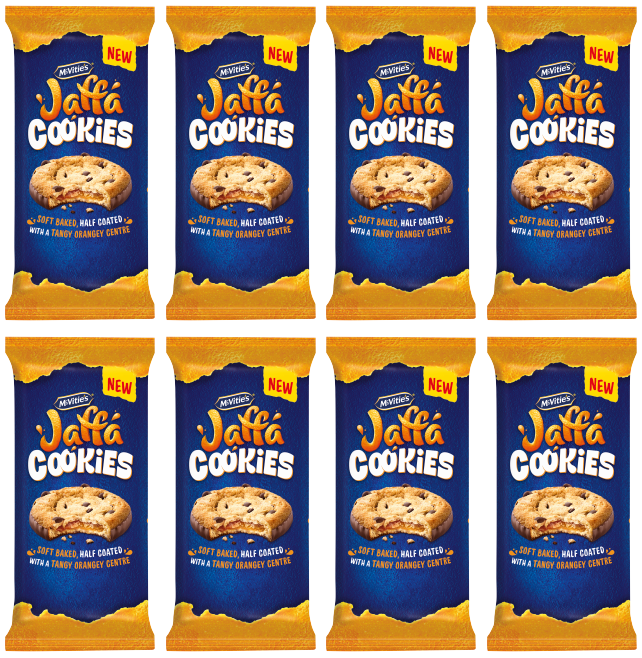 8 X Mcvities Jaffa Cookies Half Coated Milk Chocolate - 159Gm