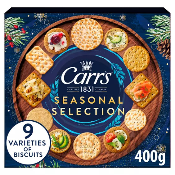 5 x Carrs Crackers Selection Carton 400G