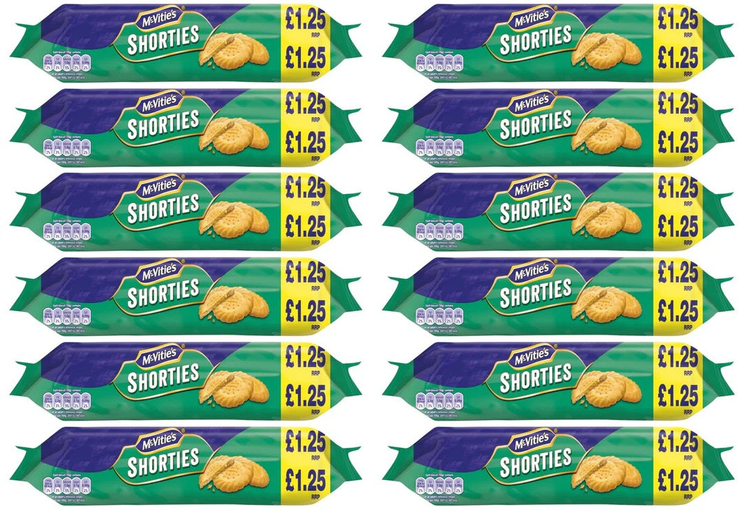 12 x Mcvities Shortiesp - 300GM