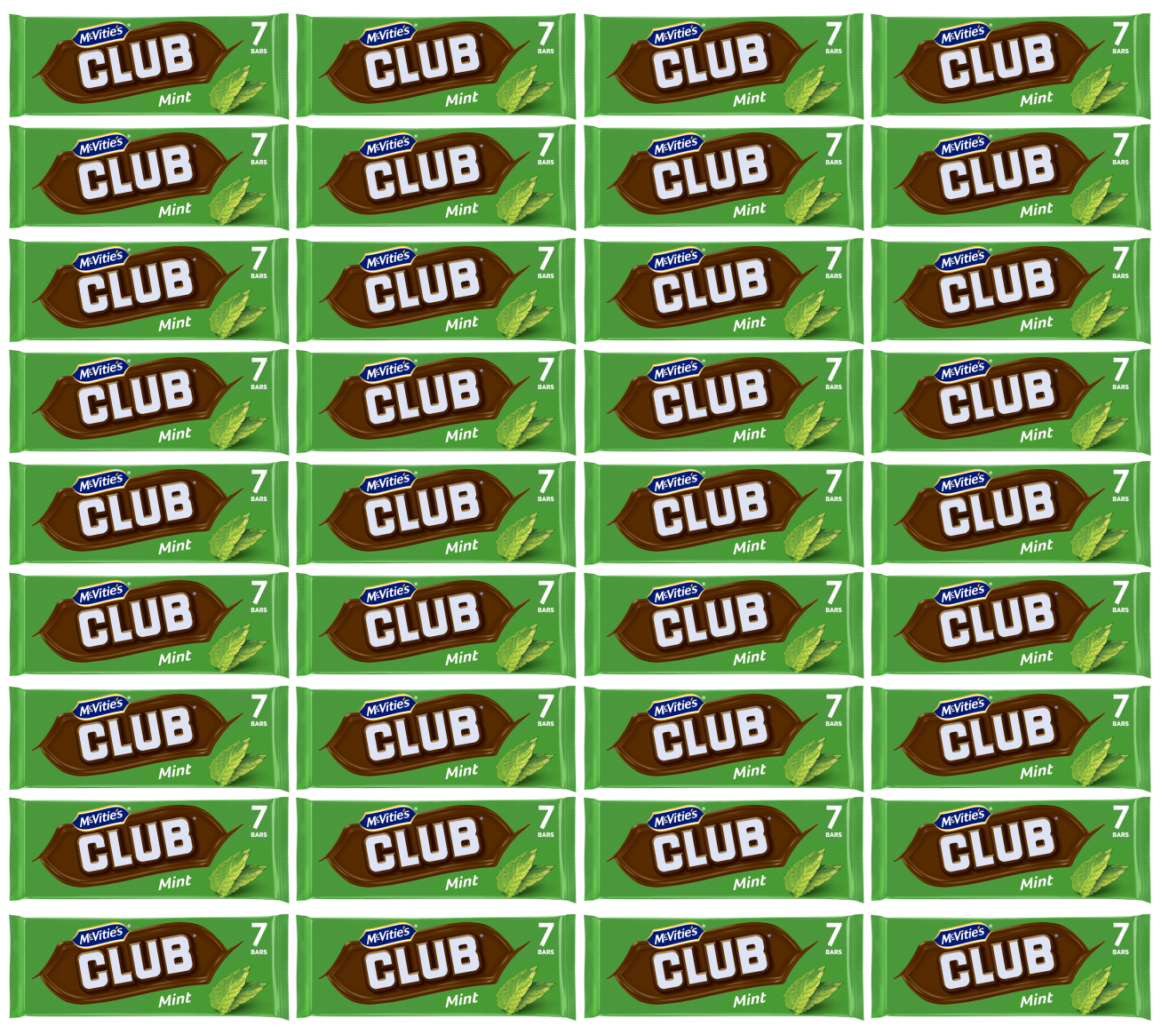 36 x Club Mint 7Pk