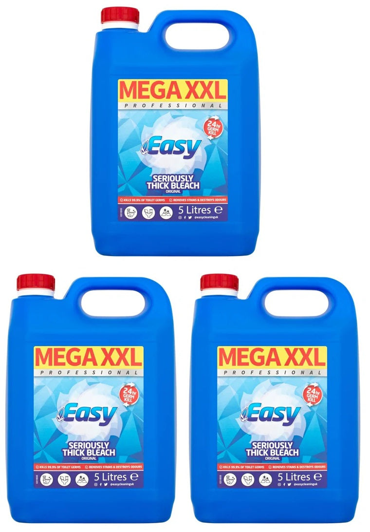 3 x Easy Bleach Original - 5 LITRE