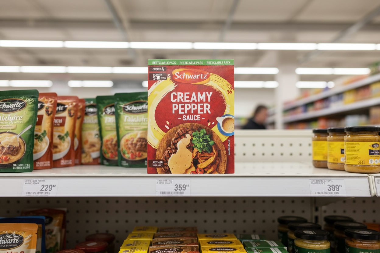 12 x Schwartz Creamy Pepper Sauce Mix 25G