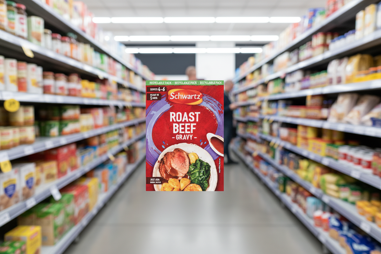 12 x Schwartz Roast Beef Gravy Sachet 27G