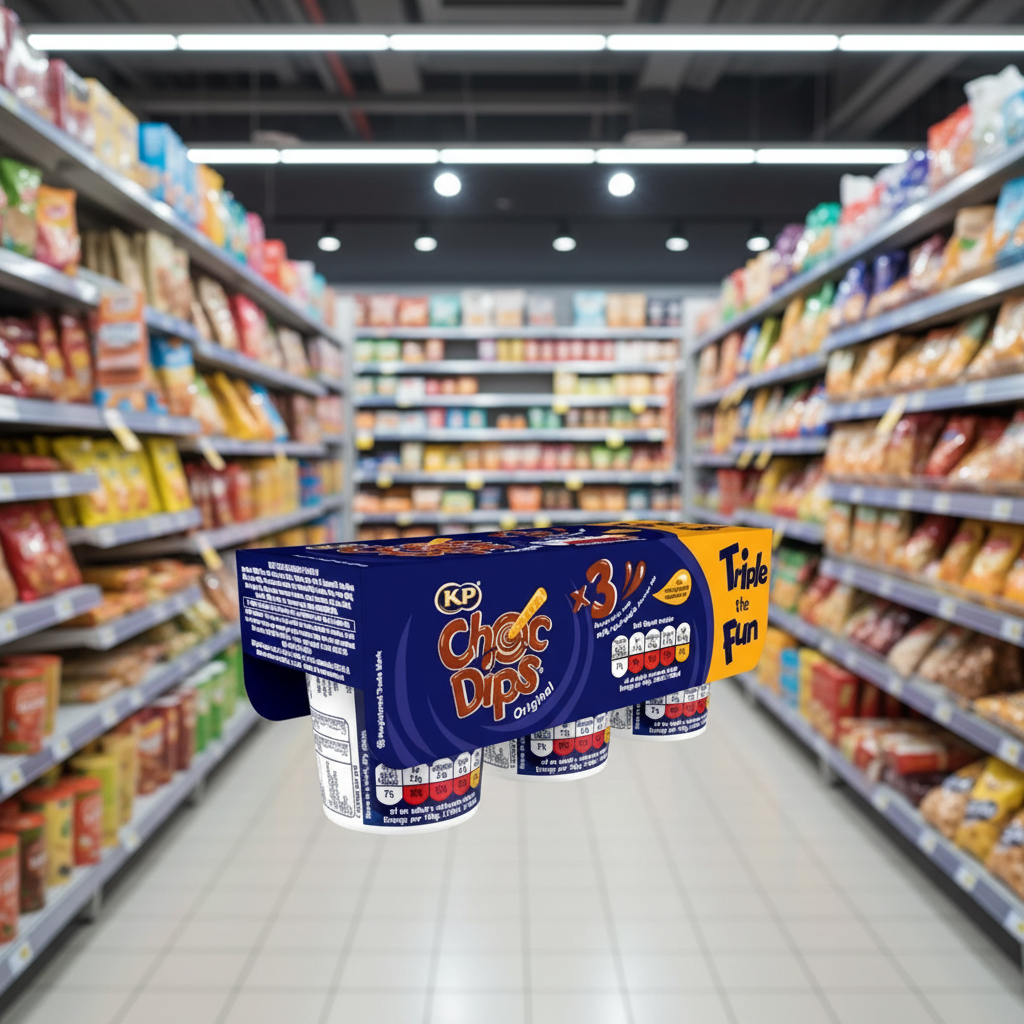 8 x Kp Choc Dips Triple Pack 84Gm