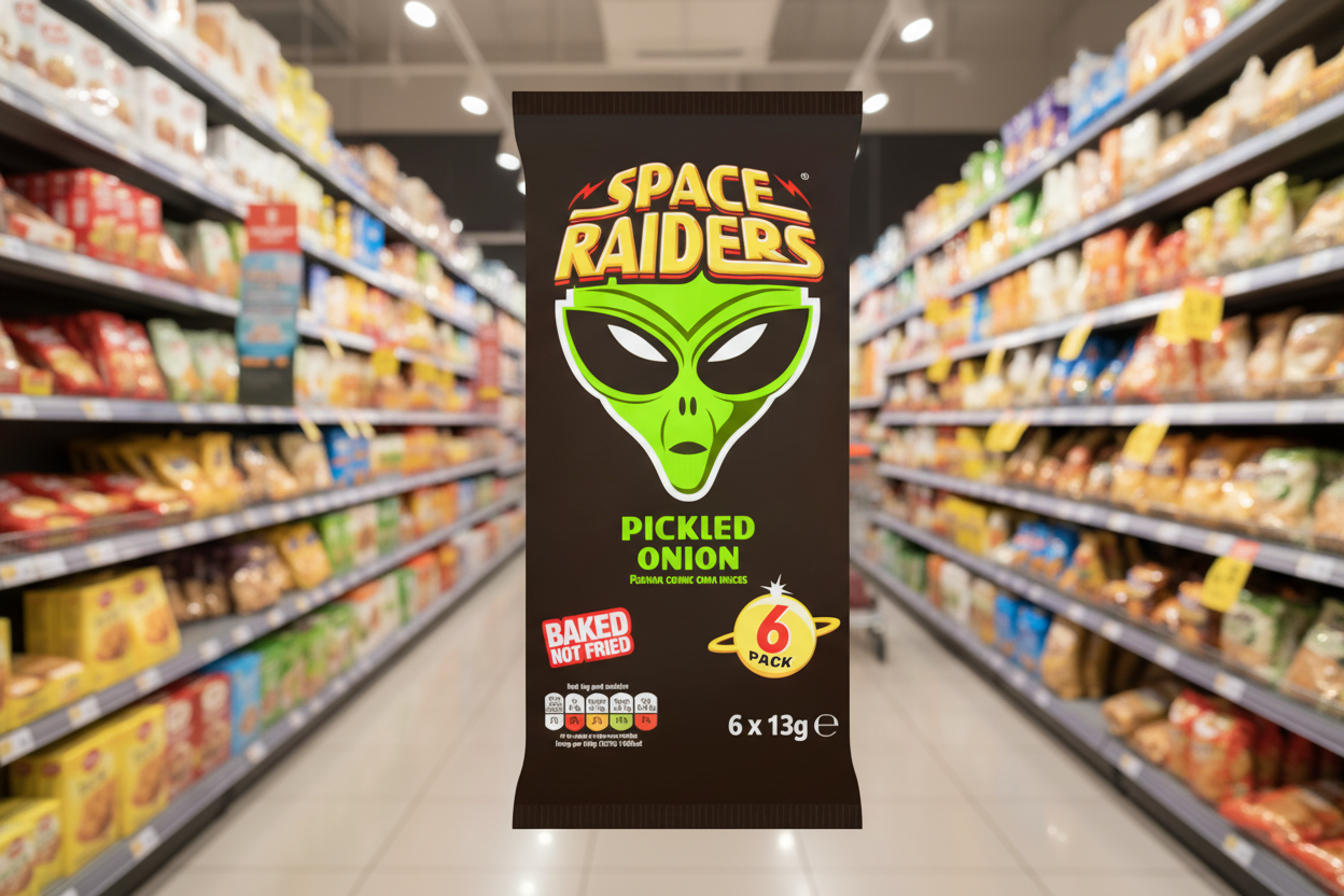 18 x Kp Space Raiders Pickled Onion 6X13Gm