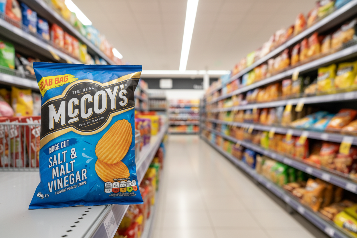 26 x Mccoys Salt & Vinegar 47.5Gm