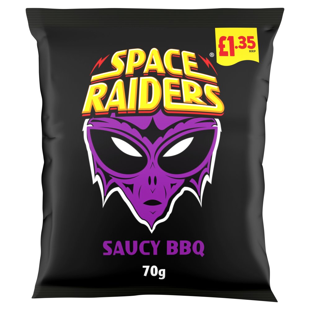 20 x Kp Space Raiders Saucy Bbq - 70GM