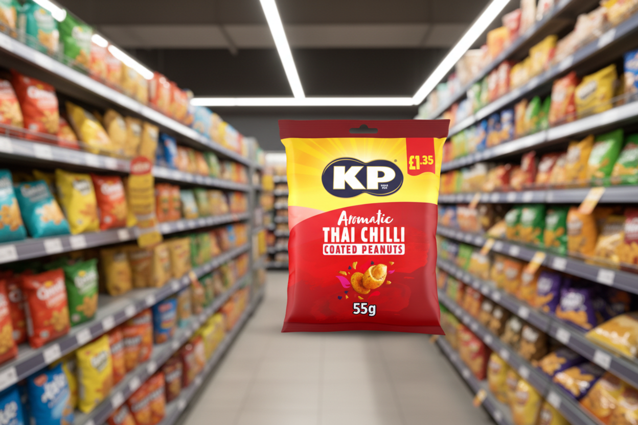 16 x Kp Aromatic Thai Chilli Peanuts - 65GM