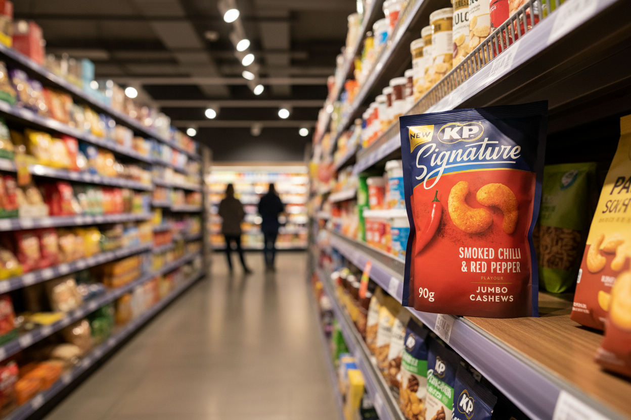 10 x Kp Signature Cashew Nuts Chilli & Red Pepper - 90GM