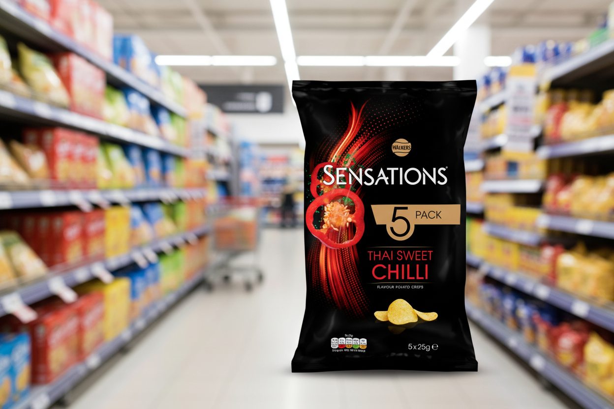 12 x Sensations Thai Sweet Chilli 5 Pack - 5X25GM