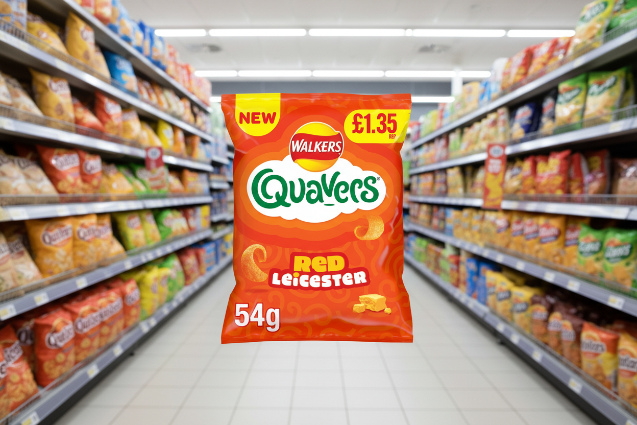 18 x Quavers Red Leicester - 54GM