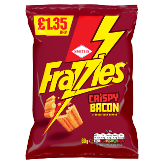 18 x Smiths Frazzles Bacon - 90GM