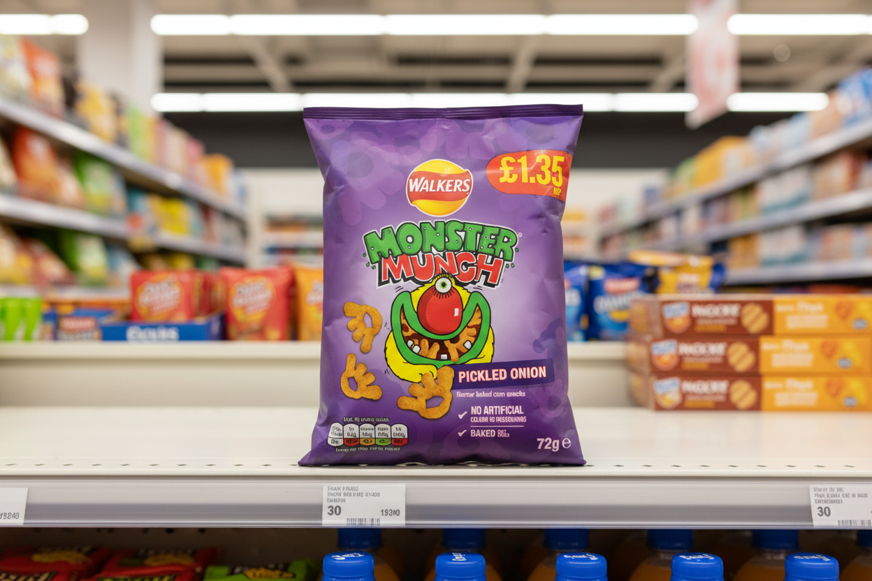 18 x Monster Munch Pickled Onion - 72GM