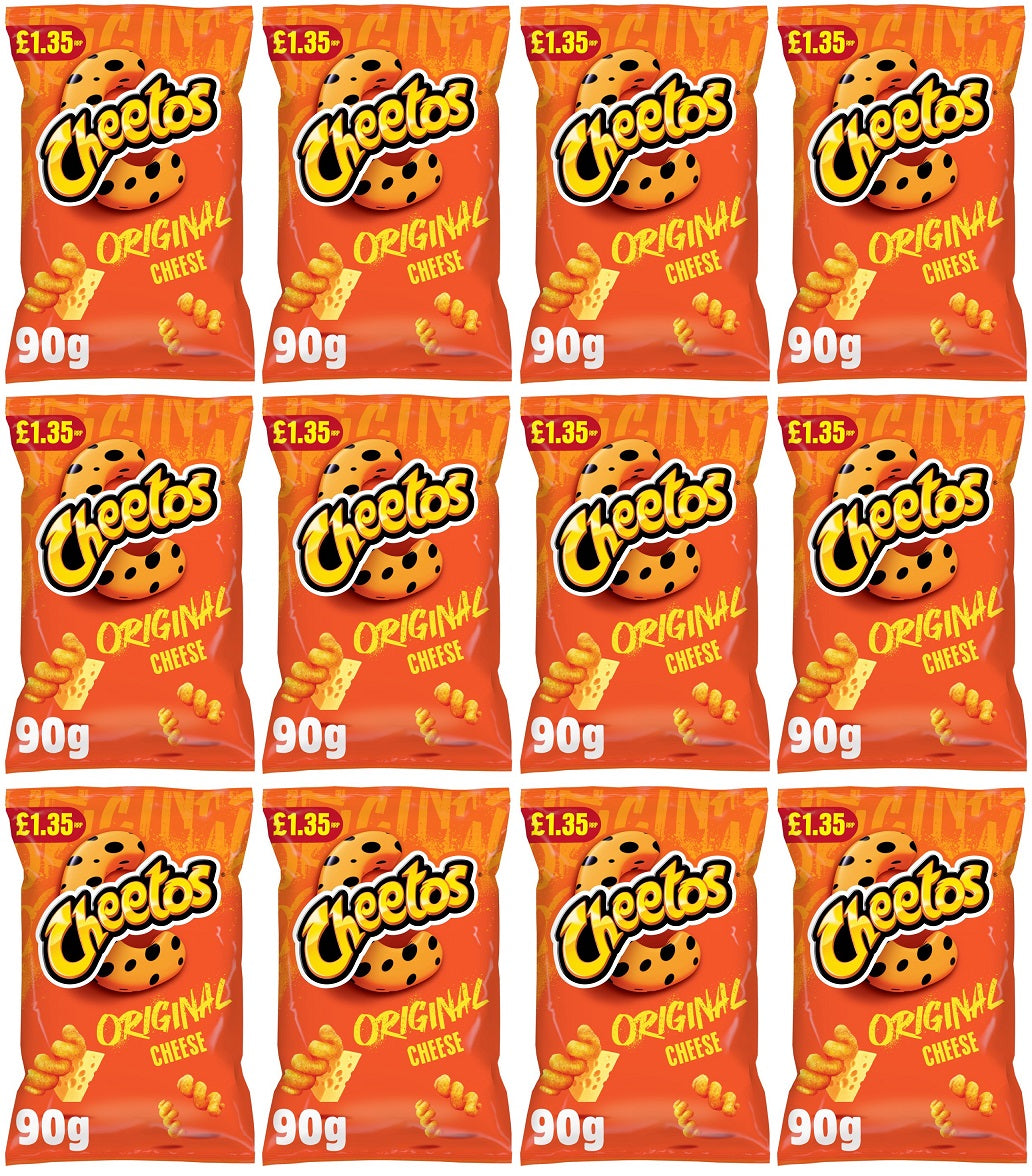 12 X Cheetos Twisted Cheese - 90Gm