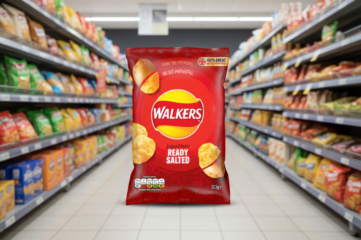 32 x Walkers Ready Salted 32.5Gm