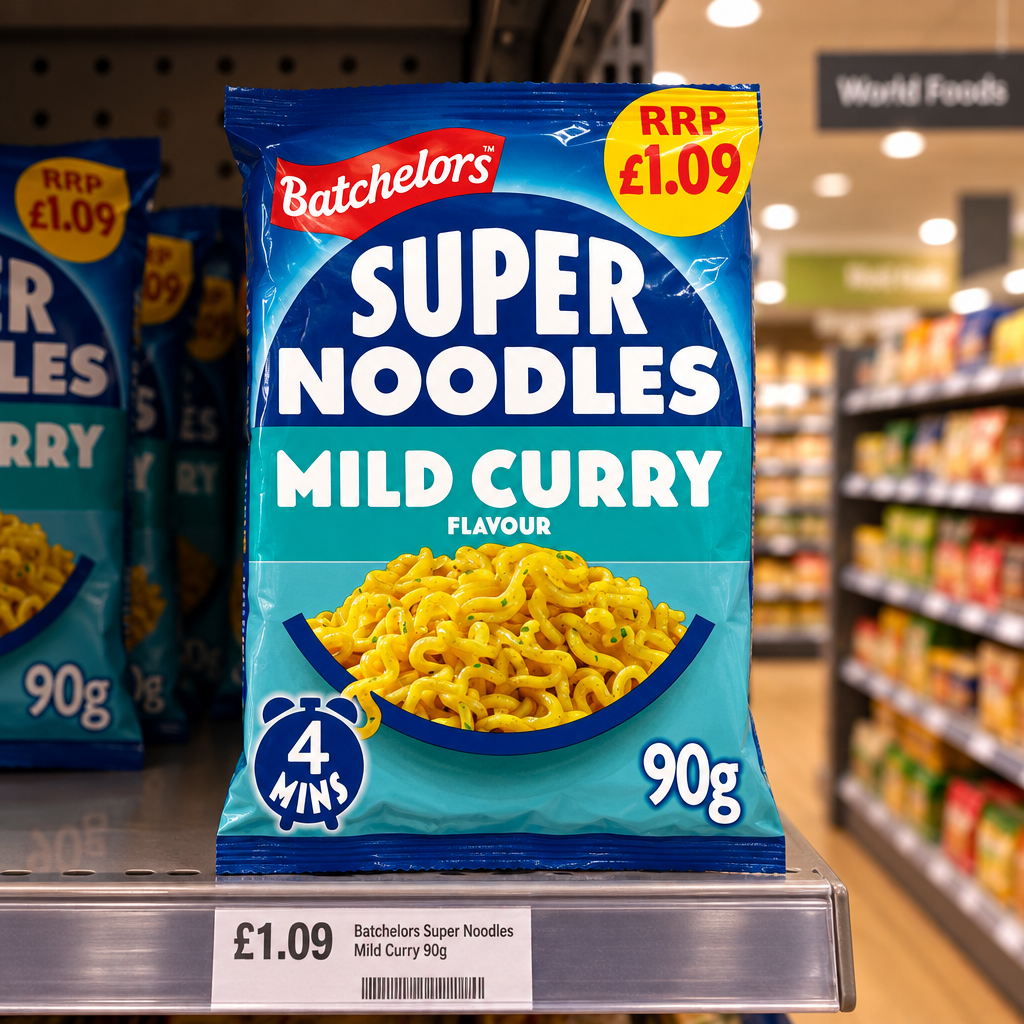 8 X Batch Super Noodles Curry - 90Gm