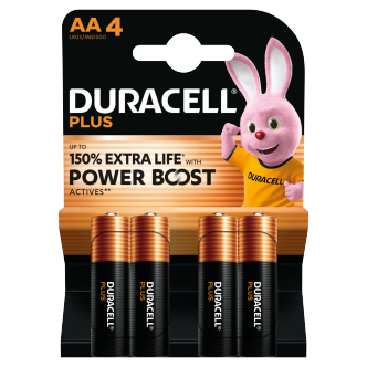 20 x Duracell Power Boost Aa - 4 PACK