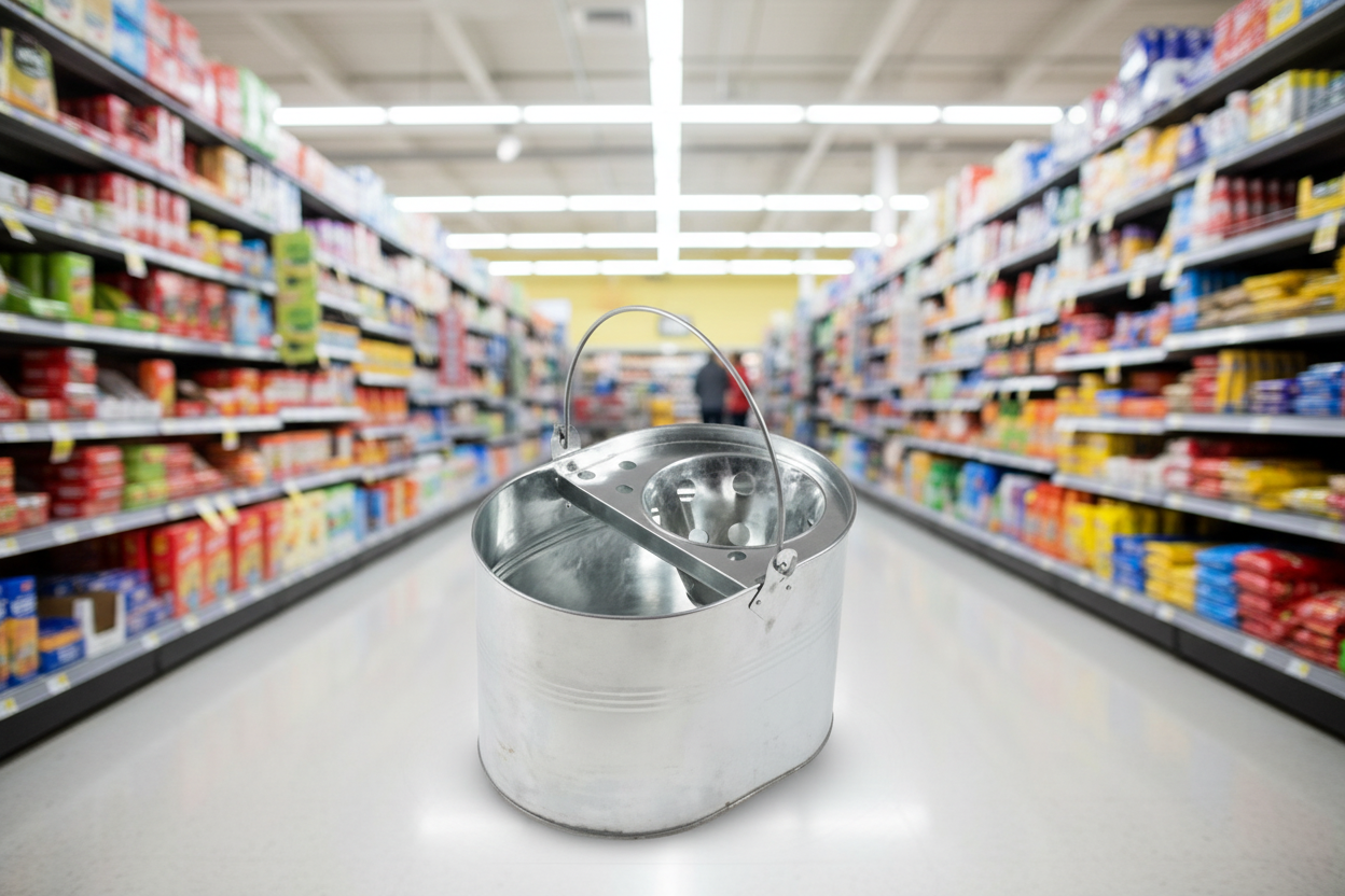 Dosco Galvanised Mop Bucket & Wringer